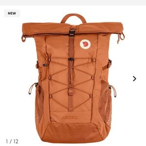 Fjallraven Abisko Hike 25L Foldsack Roll Top Entry Rust/Orange backpack